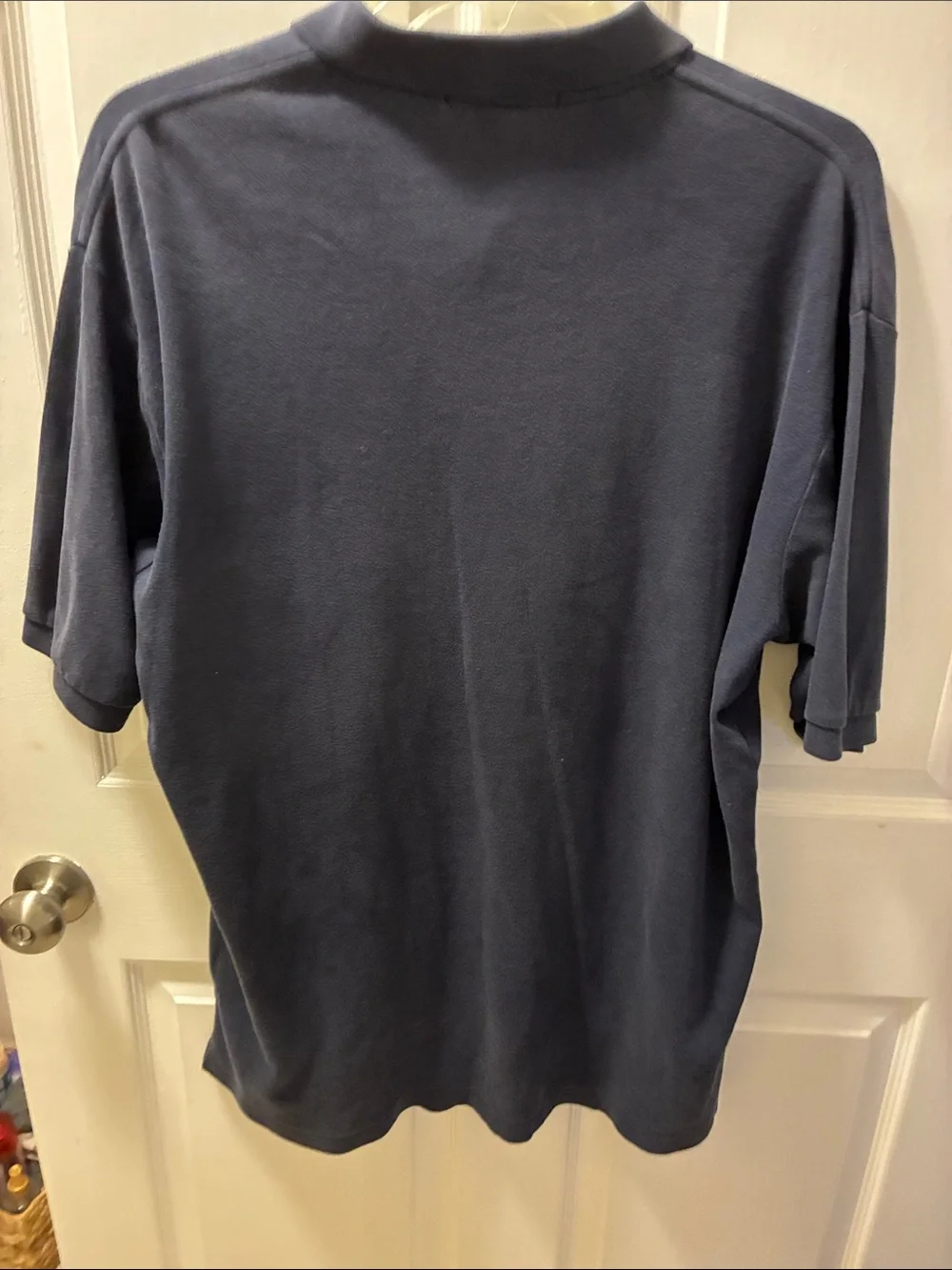 Polo Golf Vintage 1990s Boxy Men’s Navy Polo Shirt Made in USA